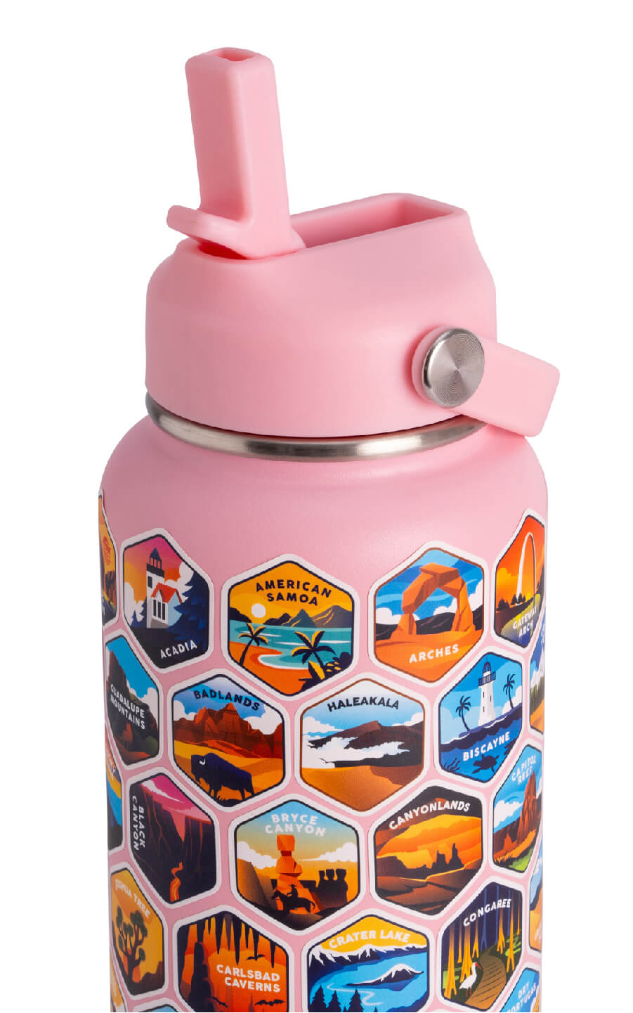 Lets Wander™ National Parks Water Bottle + Stickers