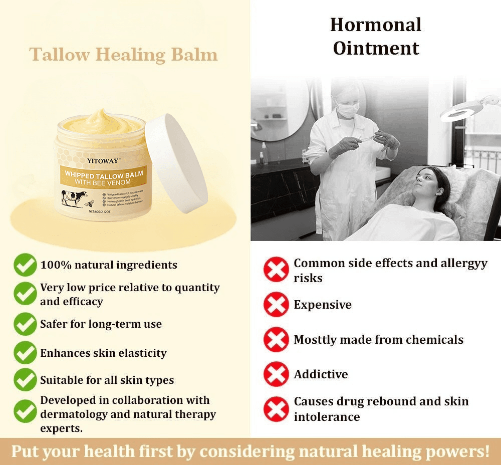 【𝐿𝑎𝑠𝑡 𝐷𝑎𝑦 𝑃𝑟𝑜𝑚𝑜𝑡𝑖𝑜𝑛 70% 𝑂𝐹𝐹】𝒀𝑰𝑻𝑶𝑾𝑨𝒀™ 𝑇𝑎𝑙𝑙𝑜𝑤 & 𝐵𝑒𝑒 𝑉𝑒𝑛𝑜𝑚 𝑅𝑒𝑝𝑎𝑖𝑟 𝐶𝑟𝑒𝑎𝑚(for acne, wrinkles, and damaged skin — steroid-free)