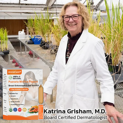 AnnieCare® Pueraria Mirifica Papaya Perorální roztok pro zvětšení prsou📈 (Plnější prsa - Podpora metabolismu tuků - Obnovení pružnosti pokožky)