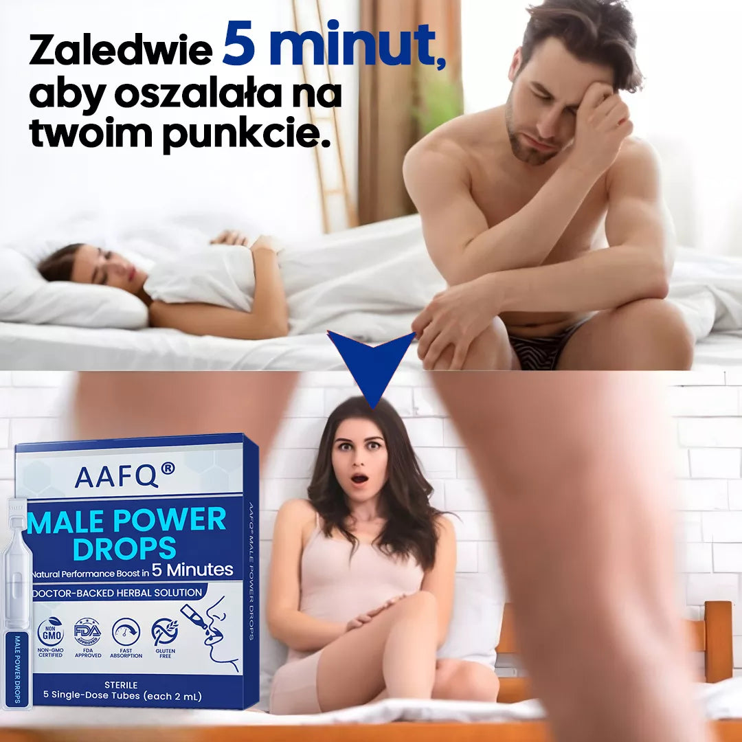 (Discreet Shipping) AAFQ® Male Power Drops - 2025 Upgrade: Your Pocket-Sized Secret*
