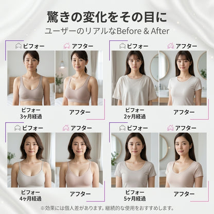 スマートマッサージャー「Fountain Berry」 バストアップ・美形サポート – 最大4カップアップ実現！