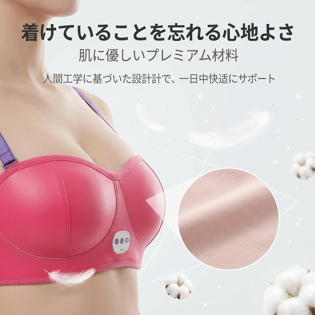 スマートマッサージャー「Fountain Berry」 バストアップ・美形サポート – 最大4カップアップ実現！