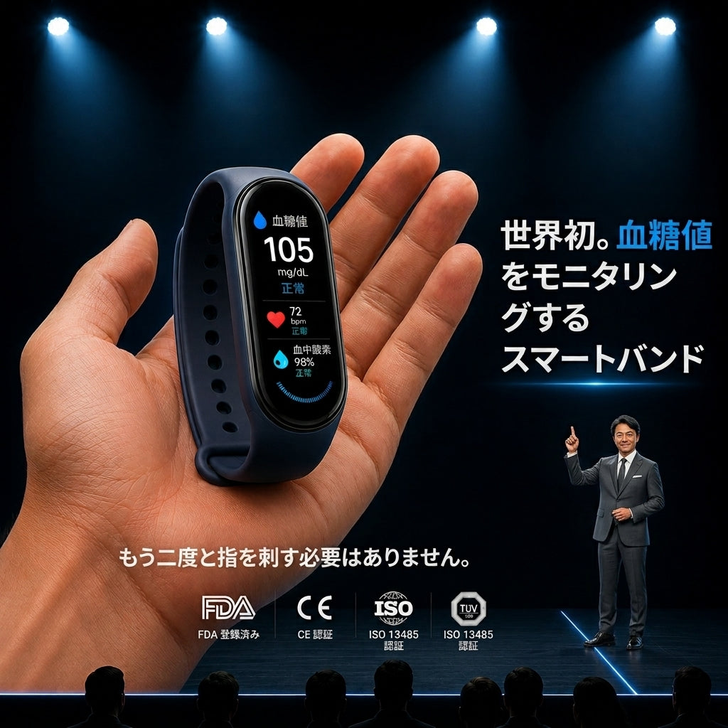 ⚡ラストチャンス – 期間限定キャンペーン 🏆 2026 Fountain Berry™ M9 – 非侵襲型スマートバンド 📈 12種類の健康レポート – 注射針不要