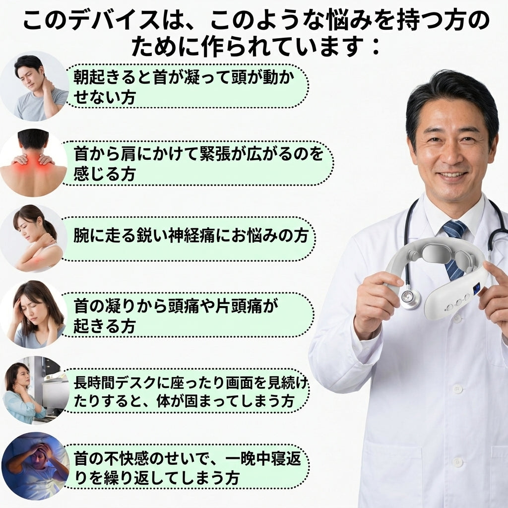 Fountain Berry™ ネックマッサージャー | ご自宅でできる首の張りケア