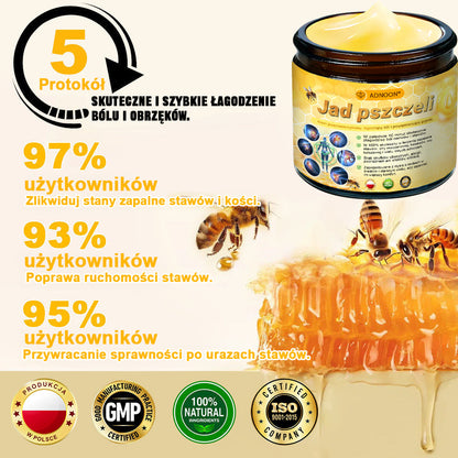 ADNOON® Krem Przeciwobrzękowy i Przeciwbólowy z Jadem Pszczelim