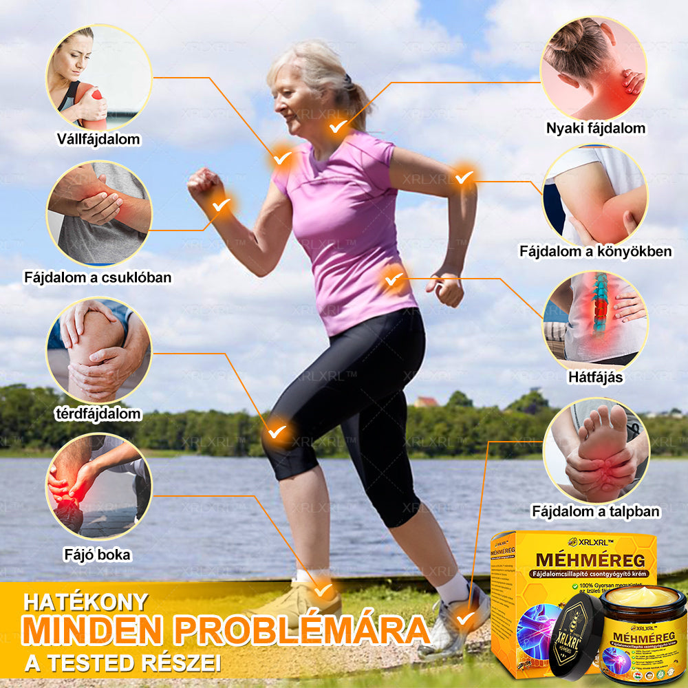 𝑿𝑹𝑳𝑿𝑹𝑳®🧑‍⚕️ Botulinum Toxin és Méhméreg Fájdalomcsillapító Csontgyógyító Krém (Felnőttek és idősek számára)