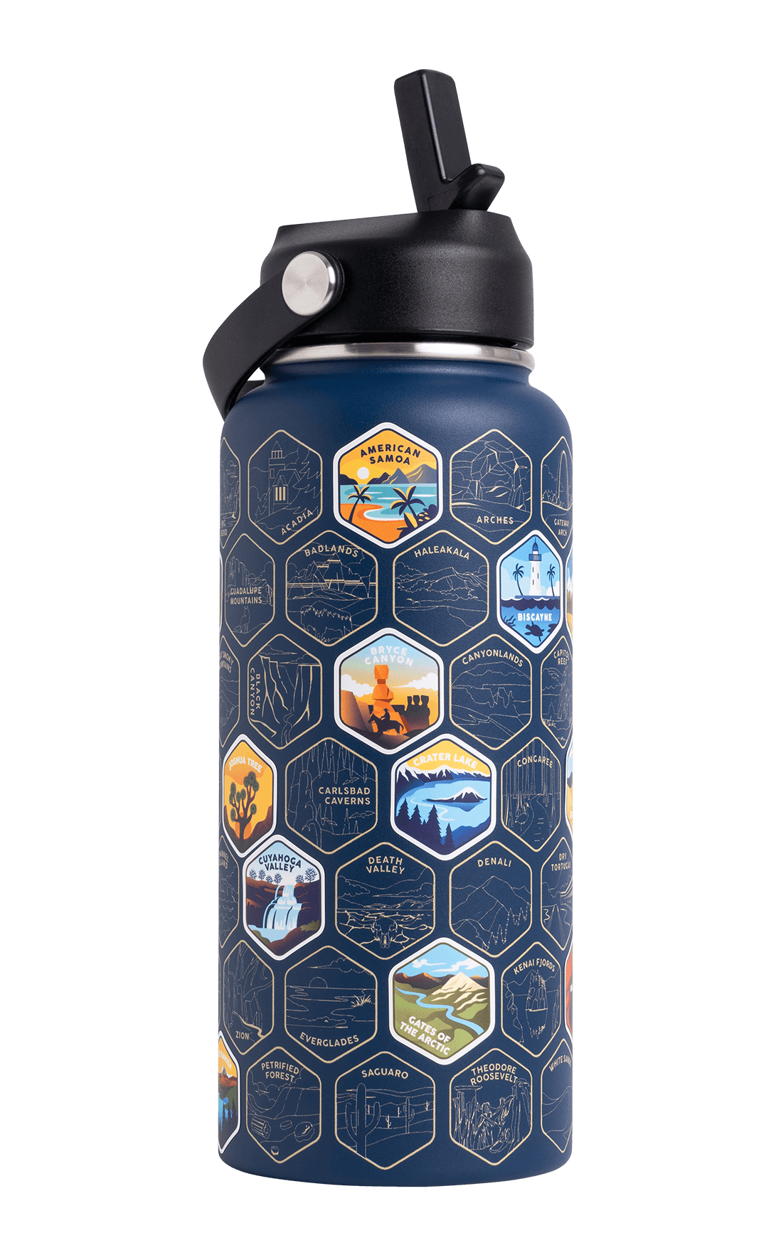 Lets Wander™ National Parks Water Bottle + Stickers