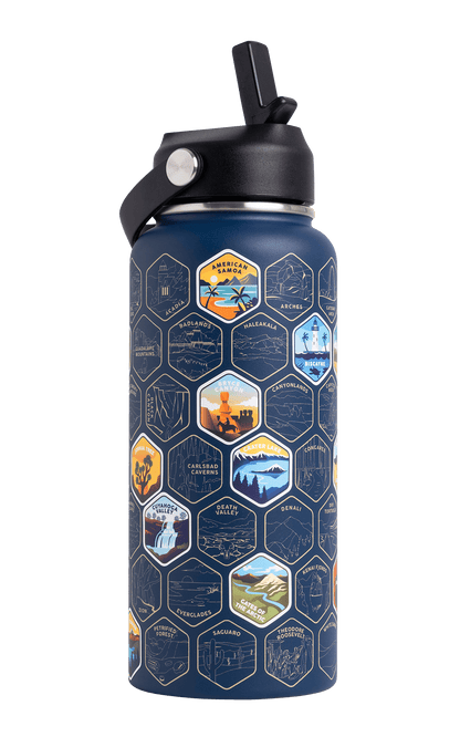 Lets Wander™ National Parks Water Bottle + Stickers