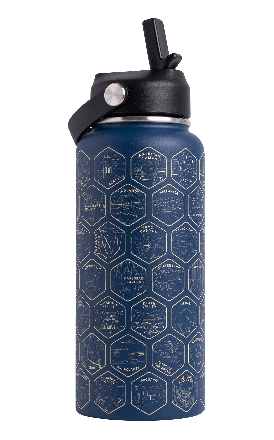 Lets Wander™ National Parks Water Bottle + Stickers