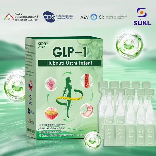 🌿 Oficiální obchod ČR | STDEI® GLP-1 8-v-1 Fit &amp; Vital Řešení (Jednou denně, viditelné změny za 7 dní) ✅ Obezita, kardiovaskulární zdraví, cukrovka, spánková apnoe, zdraví střev, problémy se klouby a další.