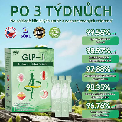 🌿 Oficiální obchod ČR | STDEI® GLP-1 8-v-1 Fit &amp; Vital Řešení (Jednou denně, viditelné změny za 7 dní) ✅ Obezita, kardiovaskulární zdraví, cukrovka, spánková apnoe, zdraví střev, problémy se klouby a další.