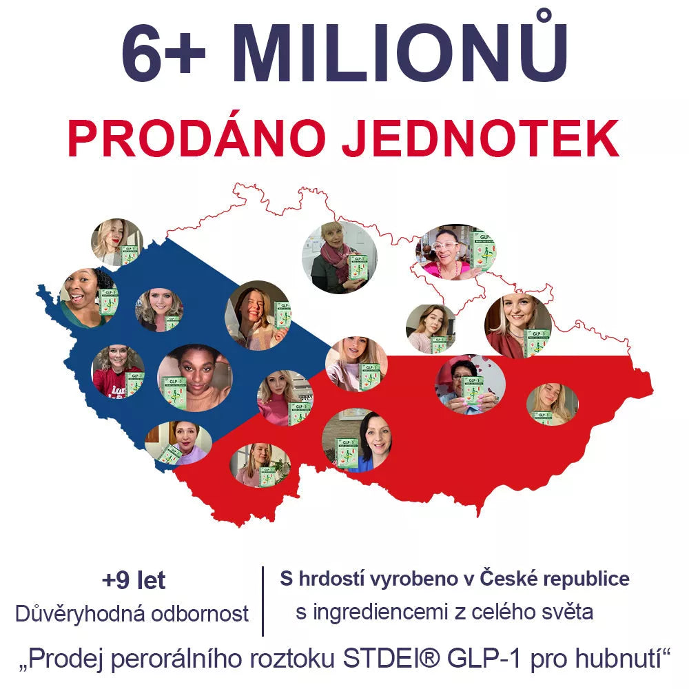 🌿 Oficiální obchod ČR | STDEI® GLP-1 8-v-1 Fit &amp; Vital Řešení (Jednou denně, viditelné změny za 7 dní) ✅ Obezita, kardiovaskulární zdraví, cukrovka, spánková apnoe, zdraví střev, problémy se klouby a další.