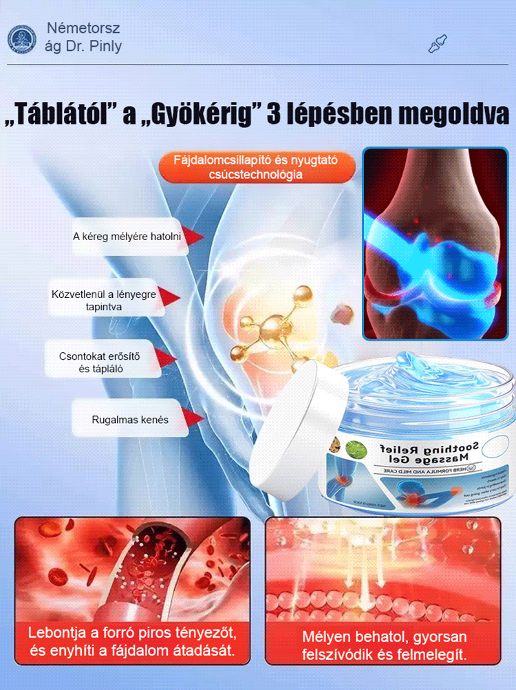 【Teljesen új frissítés】Testízületi masszázsápoló krém