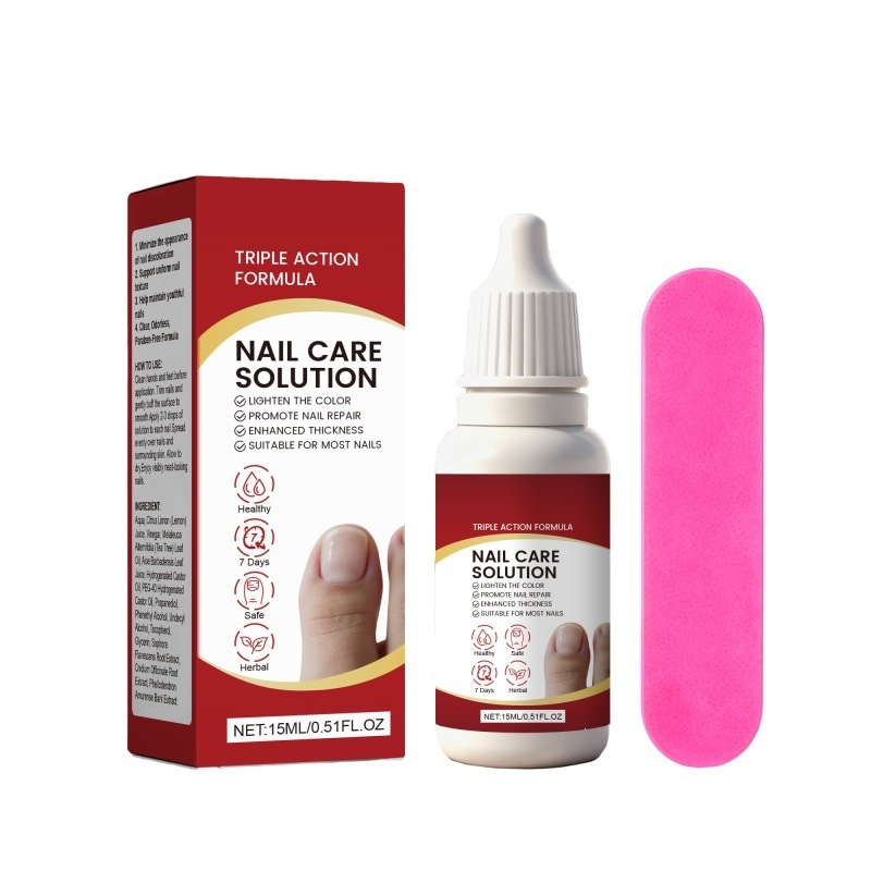 🥳 2026 ホットセール 🥳 💞 50,000本以上販売！ 👵❤️ 50％オフ！  3 in 1 ネイルケア リペアセラム – 損傷した爪の美白・増厚・再生