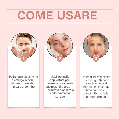 Skyncare Koreana Notturna | Rinnova la pelle mentre dormi, riducendo rughe e idratando in profondità per una pelle luminosa.