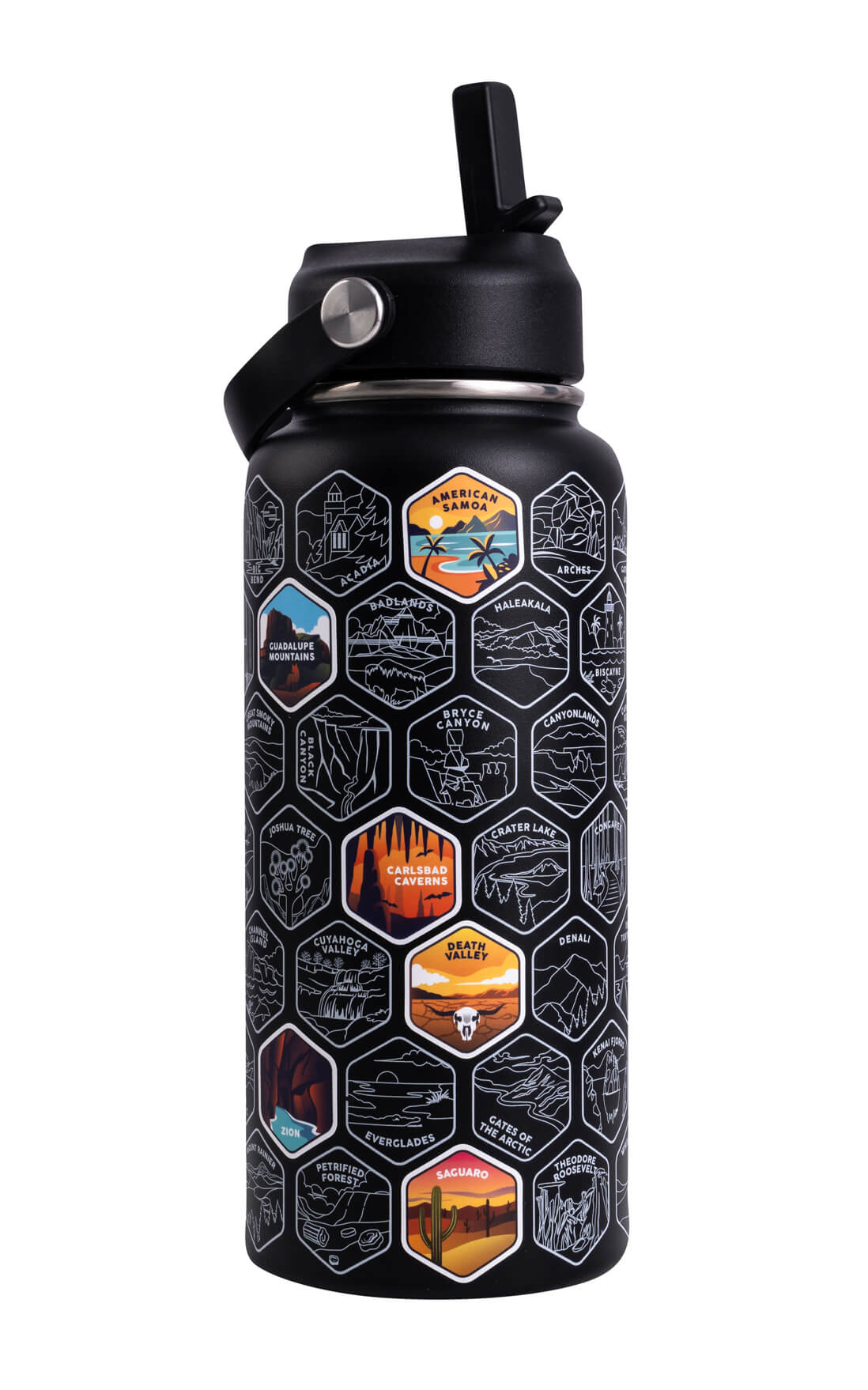 Lets Wander™ National Parks Water Bottle + Stickers