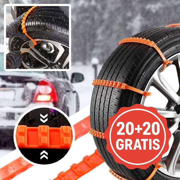 Vezice za snijeg za auto gume | NIFTCHAINS 20+20 GRATIS