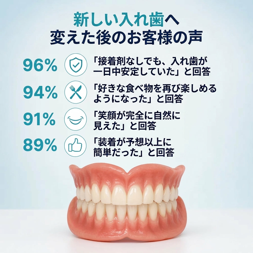 🌎 本日終了：70％OFF！オーダーメイド感覚のフルフィット総入れ歯 あなたの自信を取り戻す