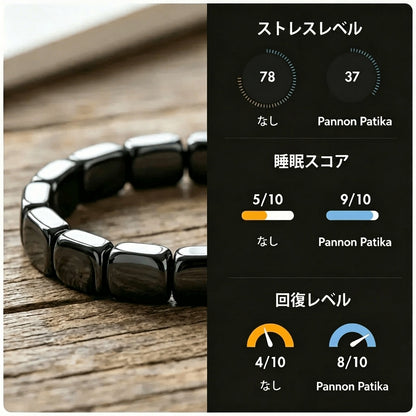 Pannon Patika® – 磁気ヘマタイトブレスレット