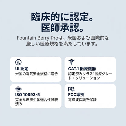 Fountain Berry Pro – いびきと睡眠時無呼吸を解消 - 「永久無料デバイス保証」
